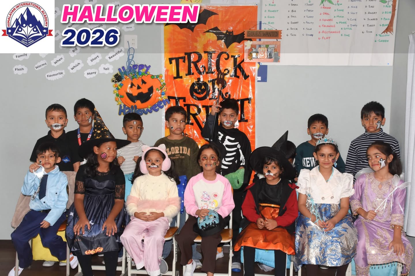 HIA students in Halloween costumes at school (2)